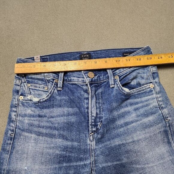 Citizens of Humanity Rocket jeans High Rise Skinny Sz 25 Distressed - Picture 16 of 16